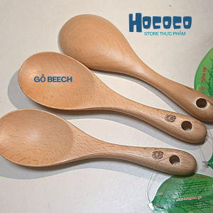 Vá gỗ xới cơm gỗ beech cao cấp - hcm