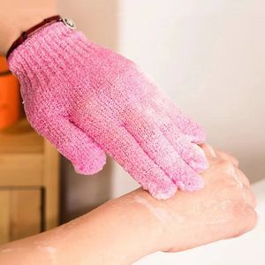 xinixin Body Scrub Gloves One Size for Women and Men Whitening Exfoliates Dead Skin Promotes Blood Circulation Massage Effect Elasticized Wrist 100% Brand New