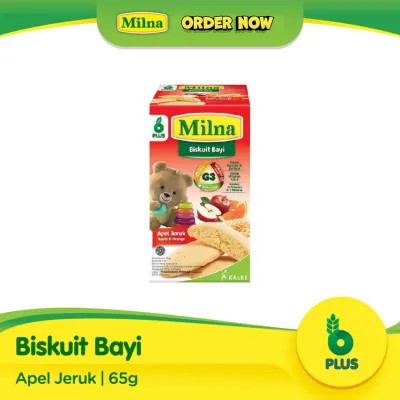 Milna Biskuit Bayi Sehat 6+ 130GR Camilan Snack Biscuit All Varian / Cemilan Selingan MPASI