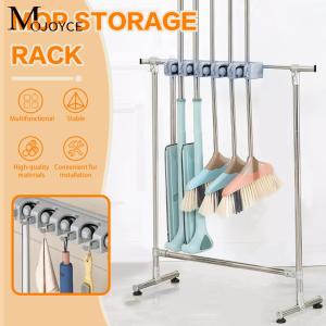 【MOJOYCE】 ชั้นวางไม้ม็อบสแตนเลสกันลื่นสำหรับครัวและซักรีด ทนทานและใช้งานง่าย