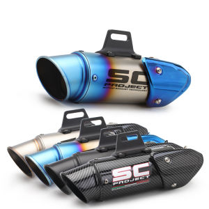 Ống Xả Xe Máy 51Mm/60Mm Bộ Giảm Thanh DB Với Khung Carbon Fiber Titanium GP-Project Escape Moto Dành Cho Aprilia BMW S1000RR S1000R Xe Đạp Địa Hình Cafe Racer MT07 MT09 G310GS PCX FZ6 Z750 Z900 CBR150 Vv