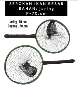 SESER IKAN SEROKAN BESAR BAHAN JARING TEBAL