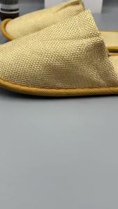 High-End Hotel Slippers With Thickened Linen And Non-Slip Soles Suitable For Hotels Guesthouses And Home Use For Entertaining Guests
