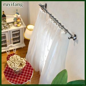 ruyifang 1:12 Dollhouse Miniature Curtain Rod Metal Hook Up Rings Window Fitgs Furniture Model Decor Toy Doll House Accessories