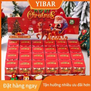YIBAR 24Pcs Giáng Sinh Theo Chủ Đề Đảng Key Ring Gói Quà Tặng Bất Ngờ Hộp Thích Hợp Như Món Quà Giáng Sinh Bên Món Quà Tốt Nhất Cho Giáng Sinh
