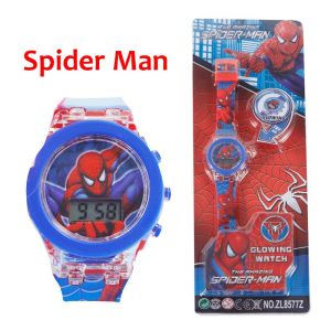 Childrens Watch Kids LED Projector Cartoon Watch Outside Sport Boys Electronic LCD Digital Watch 儿童手表发光