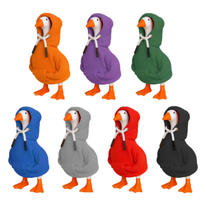 Porch Gooses Outfit Hoodies for Gooses Statues Lawn Gooses Clothes Gooses Costume for Porch Yard and Patio Decorations