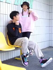 Qiaodan Men’s High Top Sneakers Casual Comfortable Lightweight Shock Absorbing Durable XM45210520