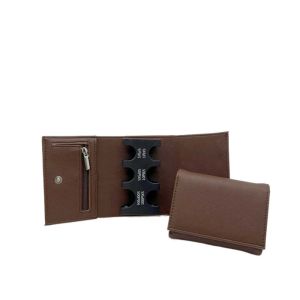 CRNGW Portable Tri-fold Coin Purse Zipper Bag with Buckle Mens Small Wallet Colourful Large Capacity Credit Cards Holder Coin Collection