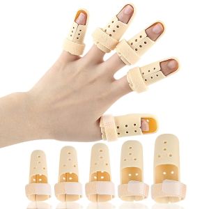 1Pcs Mallet Finger Splint Finger Support Brace Stabilizer Straightener Plastic Fingertip Protectors Arthritis Knuckle Immobilization