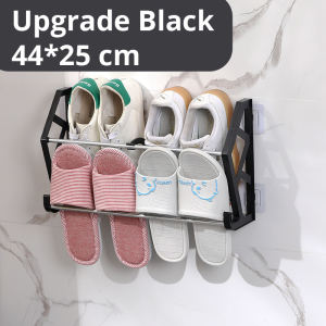 Shoe Rack Organizer No Drill Door Back  Wall Mounted Slipper Rack Organizer Bathroom Rack