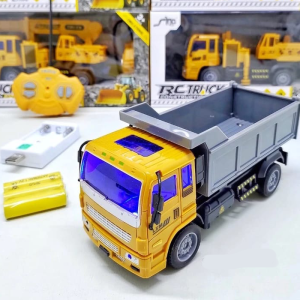Mainan Anak Kendaraan Proyek Excavator Dan Truk Beko RC Remote Control