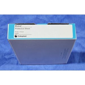 Coloplast CP 3210 (CP 32105) BRAVA PROTECTIVE SHEET 10X10CM OSTOMY Adjustable CP32105