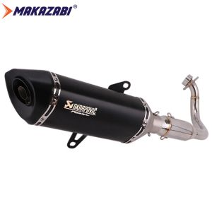For Honda Forza 300 250 NSS250 300 2018-2021 nss300  Motorcycle Full Exhaust System Escape Modified Carbon Muffler DB Killer Front Middle Link Pipe Slip on FORZA300 FORZA250