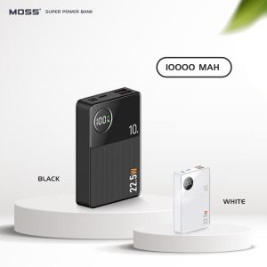 MOSS 22.5W PD 10000 20000 mAh Large Capacity Powerbank with Super Fast Charge LED Display Power Bank