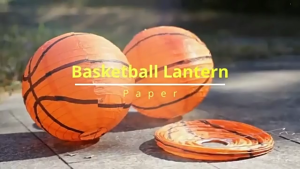 4Pcs Basketball Lanterns 8/12Inch Hanging Decorations for Sport Themed Parties and Festival Event Gathering