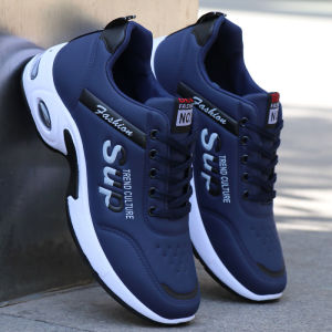 【Local Shipping】Mens Shoes Breathable Sneakers 2024 Leather Waterproof Travel Shoes Korean Casual Shoes