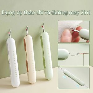 Dụng Cụ Cắt Chỉ & Luồn Kim 2in1 Thông Minh – Dao Cắt Sắc Xỏ Kim Nhanh – Gọn Nhẹ An Toàn Tiện Dụng
