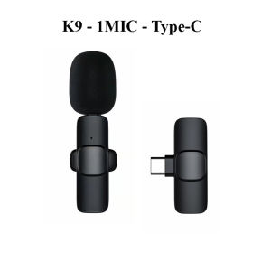 Micro Thu Âm Điện Tử K9 Thế Hệ Mới Lọc Tạp Âm Tiếng Ồn Kết Nối Không Dây Tất Cả Điện Thoại
