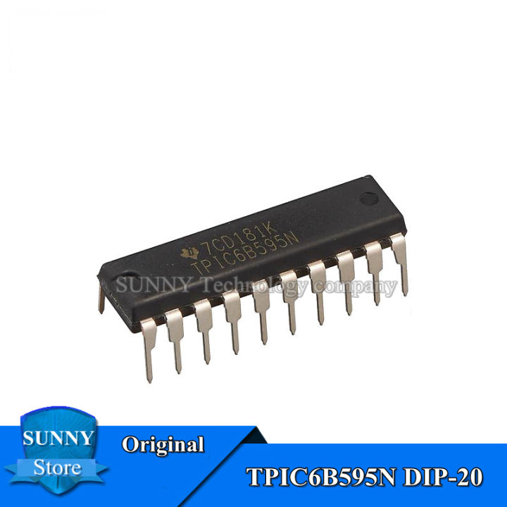 5Pcs Original TPIC6B595N DIP-20 TPIC6B595 DIP20 Counting shift register ...