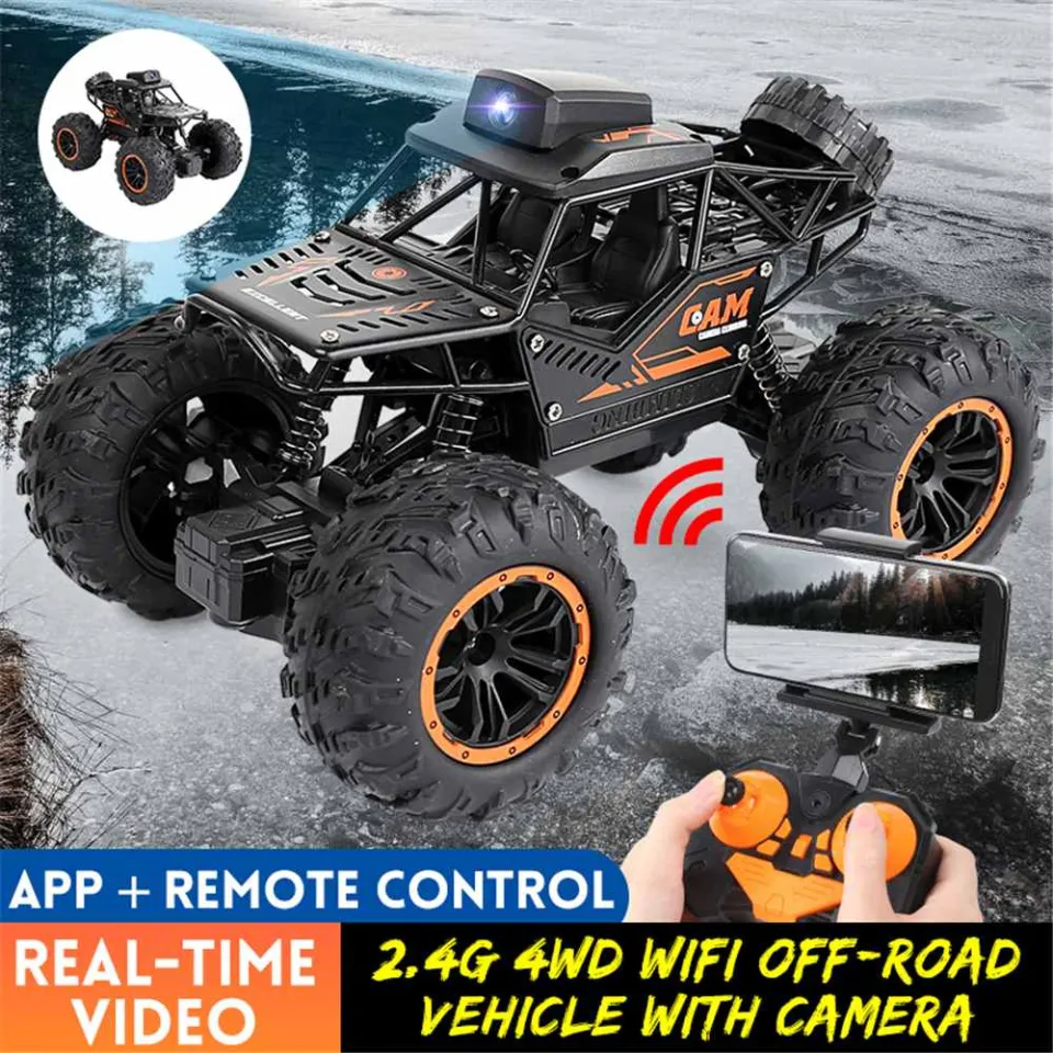 Rc rock crawler with hot sale camera