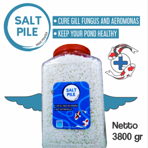 Garam Ikan Salt Pile 3.8 kg [TOPLES BESAR 16] Untuk Mencegah dan Mengobati Penyakit Ikan IKANESIA