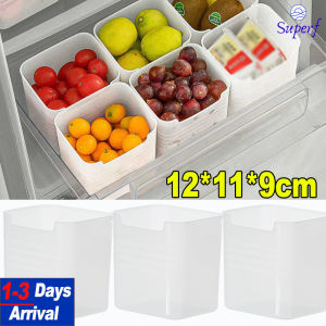 10/20Pcs Refrigerator Organizer Fridge Side Door Storage Box Clear Plastic Food Fruit Vege Fresh-keeping Box
