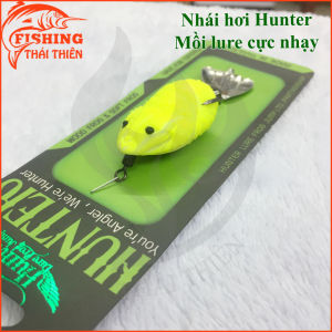 [HCM]Mồi Nhái Giả Câu Cá Lóc Cá Chẽm Cá Mú Nhái Hơi Thái Hunter V4 Loại Mềm Cực Nhạy