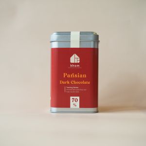Imported Chocolate 180g (Khom Chocolatier House) - Parisian Dark Chocolate 70% (No preservatives/ emulsifiers) - Pre-order Available to Maximise Shelf Life