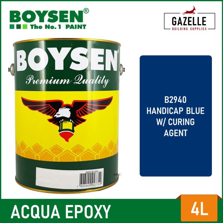 Boysen Acqua Epoxy Handicap Blue B2940 4L w/ Curing Agent Lazada PH
