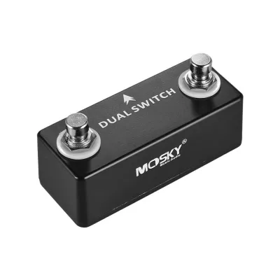 MOSKY DUAL SWITCH Dual Footswitch Foot Switch Pedal Full Metal Shell
