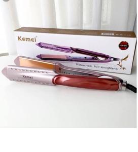 Catokan Rambut Kemei KM 471 Catok Plat Gold temperatur suhu ionic