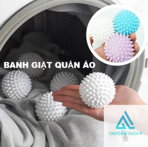 Bóng giặt đồ chống rối quần áo tiện dụng bóng gai sinh học silicon giặt đồ đa năng - GD963-BANHGIAT