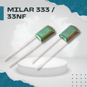 Milar 333J 330V - Kapasitor Film 33nF untuk Crossover Speaker