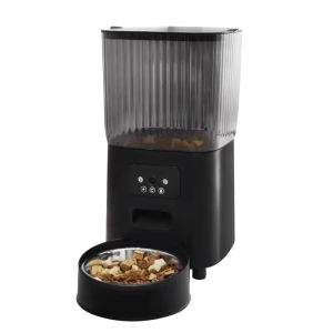 New Wide-Angle HD Camera Smart Pet Feeder with WiFi Anti-Clogging Design Automatic Feeding System 5L Pet Feeder with Camera Automatic Cat Feeder Smart Dog Food Dispenser WiFi Timing Quantitative Stainless Steel Feeding