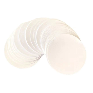 100Pcs White Circular Paper Button Maker Circle Paper For Handmade Button Pin Badge Safety Pin Painting and Art Craft