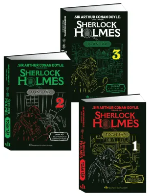 Sách - Combo Sherlock Holmes Bản Dịch Đầy Đủ 4 Tiểu Thuyết Và 56 Truyện Ngắn Trọn Bộ 3 Tập (Bìa Cứng Ép Kim Mỹ Thuật)