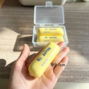 ADAM Thanh bơ Đồ chơi bóp nặn hình sáp nứt Phô mai Kết cấu dễ vỡ Bóng Giảm Căng Thẳng Giòn Quà tặng Cảm giác giòn rụm Đồ chơi bóp cảm giác để giảm căng thẳng và lo âu