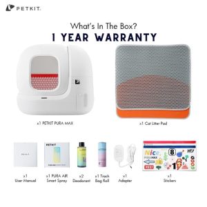 BlackMimi PETKIT Pura Max Automatic Cat Litter Box Self Cleaning Pet Toilet with Safety Features