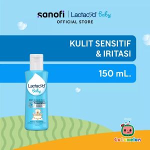 LACTACYD BABY GENTLE CARE  (150 ML) BODY & HAIR WASH / SABUN BAYI IRITASI /SABUN MANDI/ SHAMPOO BAYI / KULIT SENSITIF