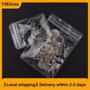 【Local shipping】 20Pcs 26 Wires PVC Transparent  Bags Storage Gift Jewelry Packing Bags
