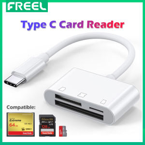 Lightning CF SD TF Card Reader for iPhone 14 pro max 13 12 11 3 in 1 Memory Card Adapter for iPhone xs xr 8 7plus iPad air Digital Camera Trail Game Camera Viewer Compact Flash