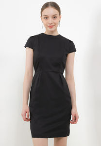 LLACES Clothing - Dress Wanita - LL Fitted Dress -  Black