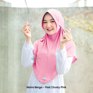 Alyahijab by Naja Naira Bergo Nonpad Polos Tali Dewasa Allsize