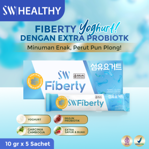 Sarwendah 1 Box Sarwendah SW Fiberty Isi 5 Sachet / Fiber Healthy Detox / Pelancar Pencernaan