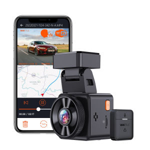 Vantrue E1 2.7K Mini Dash Camera for CarNight VisionVoice ControlWiFiGPSApp24/7 Parking Mode