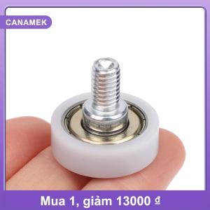 【CANAMEK】 1PC M6 x 22x7 chủ đề bên ngoài nhựa ARC hình cầu lồi bánh xe vít mang Con Lăn ngăn kéo thiết bị cơ khí phụ kiện