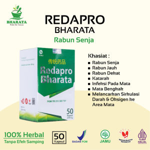 OBAT Rabun Katarak Mata Minus Penglihatan Pudar REDAPRO BHARATA Herbal Original 100%
