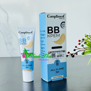 Kem Nền Trang Điểm Compliment BB Cream All-in-One 9in1 35ml Nga - Giúp Che Khuyết Điểm Nâng Tone Da