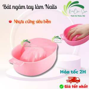 Bát ngâm tay vỏ sò làm nail | Bát nhựa ngâm tay nails spa